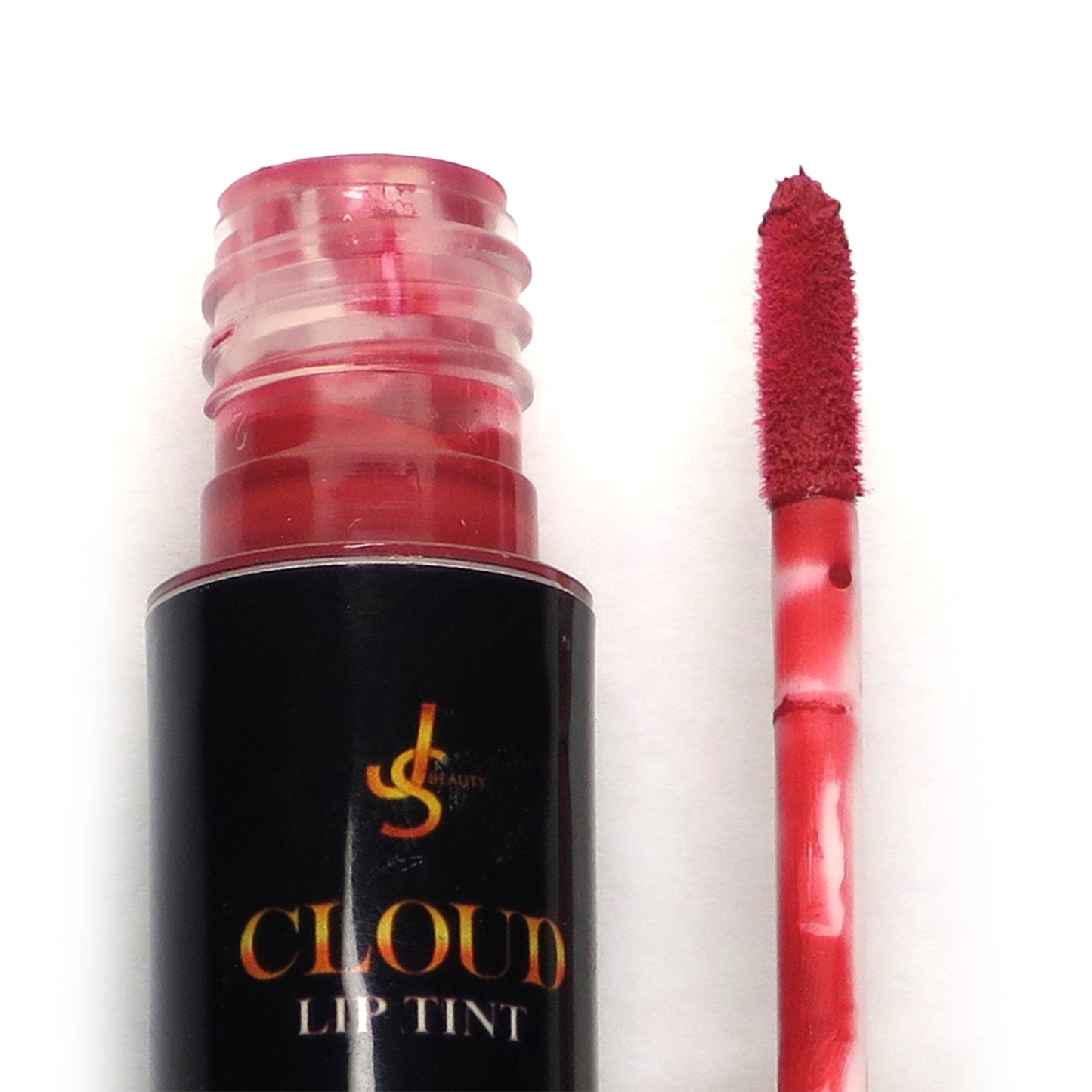 Lip Cloud Strawberry Crush, brush shade, open bottle